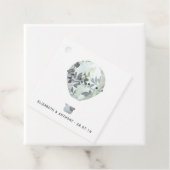 White Wedding Bedankjes Labels (In situ)