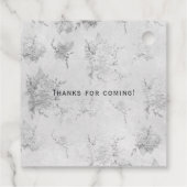 White Wedding Bedankjes Labels (Achterkant)