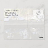 White Wedding Bedankt Briefkaart (Achterkant)