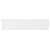 White Wedding Dress Gown Vrijgezellenfeest Bride Korte Tafelloper (Horizontaal)