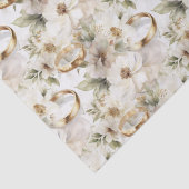 White Wedding Flowers Tissuepapier (Detail)