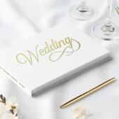 White Wedding Folie Guestbook Gastenboek