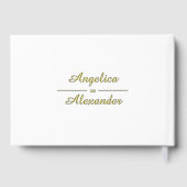 White Wedding Folie Guestbook Gastenboek (Achterkant)