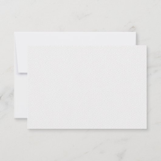 White Wedding Invitation Reply cards met menu (Achterkant)