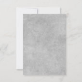 White Wedding Kaart (Achterkant)