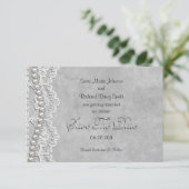 White Wedding Kaart (Staand voorkant)