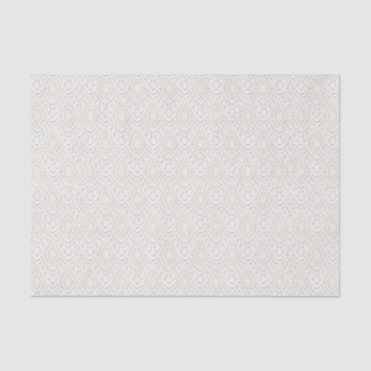 White Wedding Lace Tissuepapier (Voorkant)