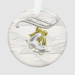 White Wedding Ornament