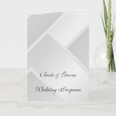 White Wedding Programma (Voorkant)