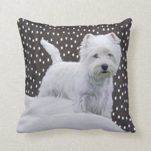 White West Highland Terrier Pillow Kussen
