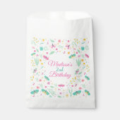 White Whimsical Butterfly Garden Girls 2nd Bedankzakje (Voorkant)