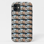White Whippet Dog Dimensional Art Case-Mate iPhone Case (Achterkant)