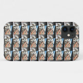 White Whippet Dog Dimensional Art Case-Mate iPhone Case (Achterkant (horizontaal))