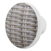 White Wicker Keramische Knop (Rechts)