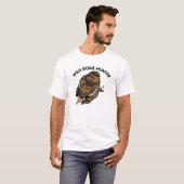 White Wild Boar Hunter T-shirt (Voorkant volledig)
