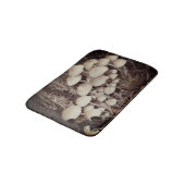 White Wild Mushroom Cluster Badmat (Gekanteld)