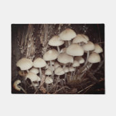 White Wild Mushroom Cluster Deurmat (Voorkant)