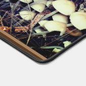 White Wild Mushroom Cluster, speciaal aangepast Bureaumat (Hoek)