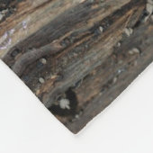 White Wild Mushrooms Abstract Natuur Pattern Fleece Deken (Hoek)