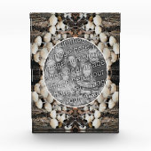 White Wild Mushrooms Natuur Voeg je eigen Fotoblokken (Voorkant)