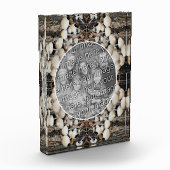 White Wild Mushrooms Natuur Voeg je eigen Fotoblokken (Links)