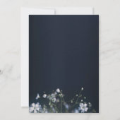 White Wildbloemen Bereavement Bedankt (Achterkant)