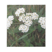 White Wildflower Blocnote (Voorkant)