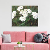 White Wildflower Canvas print (Insitu (Woonkamer))