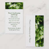 White Wildflower Visitekaartje (Voorkant / Achterkant)