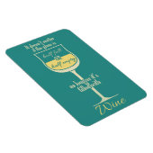 White Wine Glass magnet Magneet (Rechterzijde)