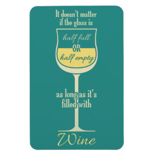 White Wine Glass magnet Magneet