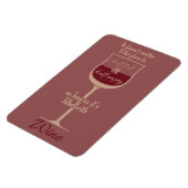 White Wine Glass magnet Magneet (Linkerzijde)