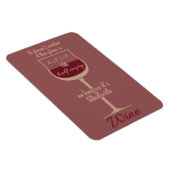 White Wine Glass magnet Magneet (Rechterzijde)