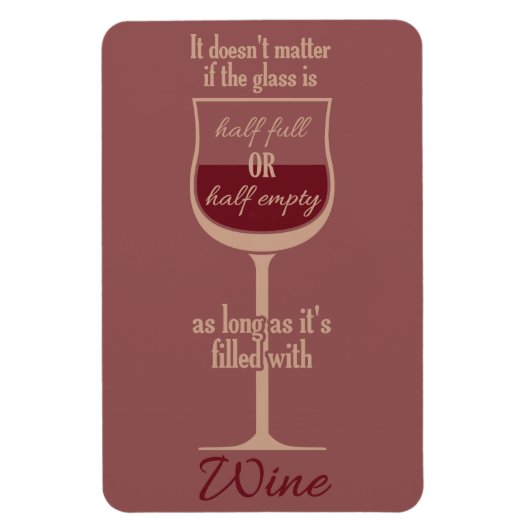 White Wine Glass magnet Magneet (Verticaal)