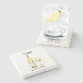 White Wine Lover Onderzetter (Zijkant)