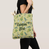 White Wine Pattern Canvas tas (Dichtbij)