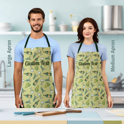White Wine Pattern Schort