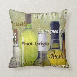 White Wine Pillow, Copyright Karen J Williams Kussen