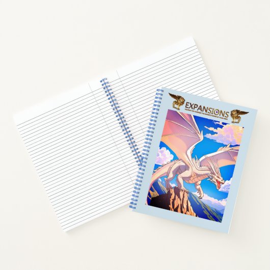White Winged Dragon Notitieboek (Binnen)