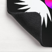 white winged heart muismat (Hoek)