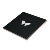 White Wings Ceramic Tile Tegeltje (Zijkant)