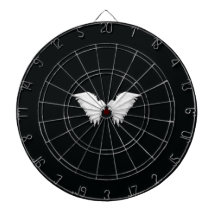 White Wings Metal Cage Dartboard