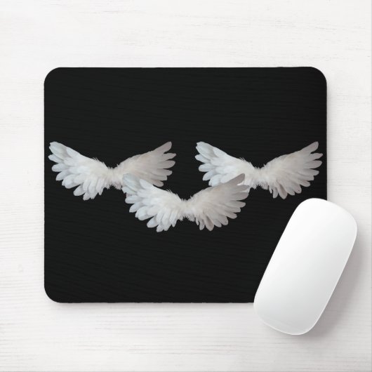 White Wings Mousepad Muismat (Met muis)
