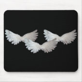 White Wings Mousepad Muismat (Voorkant)