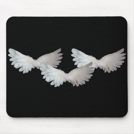 White Wings Mousepad Muismat (Voorkant)