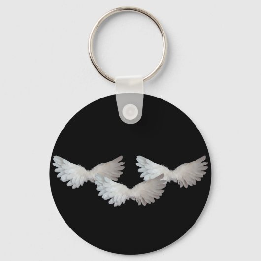 White Wings Sleutelhanger (Voorkant)