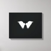White Wings Wrapped Canvas (Voorkant)