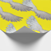 White Wings Wrapping Paper Cadeaupapier (Hoek)