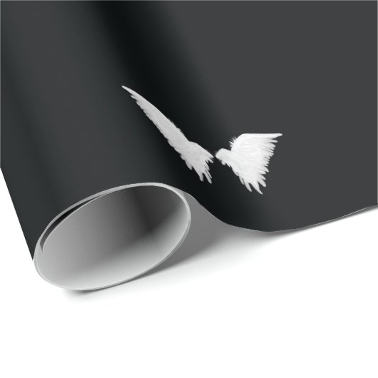 White Wings Wrapping Paper Cadeaupapier (Rol Hoek)