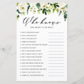 White Winter Flowers die het beste spel van de Bri (Voorkant)